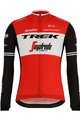 SANTINI Langarm Fahrradtrikot für den Winter - TREK 2019 CLASSE WNT - Weiß/Schwarz/Rot