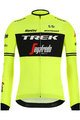 SANTINI Langarm Fahrradtrikot für den Winter - TREK 2019 CLASSE WNT - Schwarz/Gelb