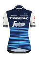 SANTINI Kurzarm Fahrradtrikot - TREK 2019 BLEND LADY - Blau/Weiß