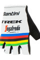 SANTINI Fingerlose Fahrradhandschuhe - TREK SEGAFREDO 2020 - Weiß/mehrfarbig