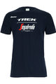 SANTINI Kurzarm Fahrrad-Shirt - TREK SEGAFREDO 2020 - Blau
