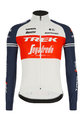 SANTINI Winddichte Fahrradjacke - TREK SEGAFREDO 2020 - Blau/Rot/Weiß