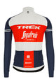 SANTINI Winddichte Fahrradjacke - TREK SEGAFREDO 2020 - Blau/Rot/Weiß