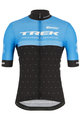 SANTINI Kurzarm Fahrradtrikot - TREK CXC 2020 - Hellblau/Schwarz