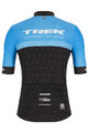 SANTINI Kurzarm Fahrradtrikot - TREK CXC 2020 - Hellblau/Schwarz