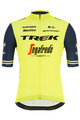 SANTINI Kurzarm Fahrradtrikot - TREK SEGAFREDO 2020 - Schwarz/Gelb