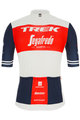 SANTINI Kurzarm Fahrradtrikot - TREK SEGAFREDO 2020 - Blau/Rot/Weiß