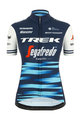 SANTINI Kurzarm Fahrradtrikot - TREK 2020 LADY - Weiß/Blau