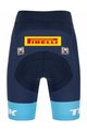 SANTINI Fahrradshorts ohne Träger - TREK SEGAFREDO 2022 LADY FAN LINE - Blau