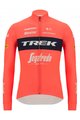 SANTINI Langarm Fahrradtrikot für den Winter - TREK SEGAFREDO 2022 WINTER - Rosa