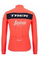 SANTINI Langarm Fahrradtrikot für den Winter - TREK SEGAFREDO 2022 WINTER - Rosa
