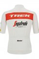 SANTINI Kurzarm Fahrradtrikot - TREK SEGAFREDO 2022 FAN LINE - Rot/Weiß