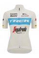 SANTINI Kurzarm Fahrradtrikot - TREK SEGAFREDO 2022 LADY FAN LINE - Blau/Weiß