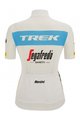 SANTINI Kurzarm Fahrradtrikot - TREK SEGAFREDO 2022 LADY FAN LINE - Blau/Weiß