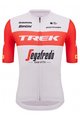 SANTINI Kurzarm Fahrradtrikot - TREK SEGAFREDO 2023 FAN LINE - Rot/Weiß