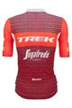 SANTINI Kurzarm Fahrradtrikot - TREK SEGAFREDO 2023 ORIGINAL - Rot/Weiß