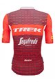 SANTINI Kurzarm Fahrradtrikot - TREK SEGAFREDO 2023 ORIGINAL - Rot/Weiß