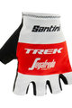 SANTINI Fingerlose Fahrradhandschuhe - TREK 2019 RACE - Weiß/Rot