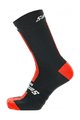 SANTINI Klassische Fahrradsocken - X IRONMAN VIS - Schwarz/Rot