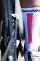 SANTINI Klassische Fahrradsocken - X IRONMAN DEA - Weiß/Rosa