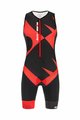 SANTINI Fahrradoverall - X IRONMAN CUPIO - Schwarz/Rot