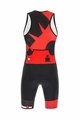 SANTINI Fahrradoverall - X IRONMAN CUPIO - Schwarz/Rot