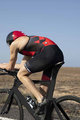 SANTINI Fahrradoverall - X IRONMAN CUPIO - Schwarz/Rot