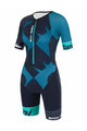 SANTINI Fahrradoverall - X IRONMAN CUPIO LADY - Blau