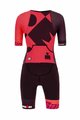 SANTINI Fahrradoverall - X IRONMAN CUPIO LADY - Rosa/bordeaux