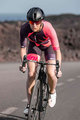 SANTINI Fahrradoverall - X IRONMAN CUPIO LADY - Rosa/bordeaux