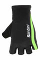 SANTINI Fingerlose Fahrradhandschuhe - X IRONMAN VIS - Schwarz/Grün