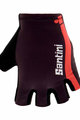 SANTINI Fingerlose Fahrradhandschuhe - X IRONMAN DEA - bordeaux/Rosa