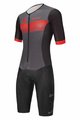 SANTINI Fahrradoverall - X IRONMAN VIPER - Schwarz/Rot