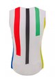 SANTINI Ärmelloses Fahrrad-Shirt - UCI SALO' DEL GARDA 1962 - Regenbogen/Weiß