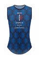 SANTINI Ärmelloses Fahrrad-Shirt - TOUR DE FRANCE 2023 - Blau