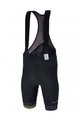SANTINI Kurze Fahrradhose mit Trägern - UCI RAINBOW 2024 - Schwarz/Regenbogen