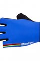 SANTINI Fingerlose Fahrradhandschuhe - UCI RAINBOW - Regenbogen/Blau