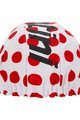 SANTINI Fahrradmütze - TOUR DE FRANCE 2024 - Rot/Weiß
