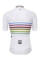 SANTINI Kurzarm Fahrradtrikot - UCI WORLD CHAMPION MASTER - Regenbogen/Weiß