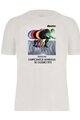 SANTINI Kurzarm Fahrrad-Shirt - UCI BARCELONA 1973 - Weiß