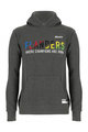 SANTINI Kapuzenpullover - UCI FLANDERS CHAMP - Grau