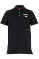 SANTINI Kurzarm Fahrrad-Shirt - TREK 2019 POLO - Schwarz