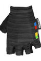 SANTINI Fingerlose Fahrradhandschuhe - UCI RAINBOW - Schwarz