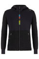 SANTINI Kapuzenpullover - UCI GROOVE - Schwarz