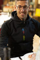 SANTINI Kapuzenpullover - UCI GROOVE - Schwarz