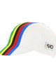 SANTINI Fahrradmütze - UCI RAINBOW - Regenbogen/Weiß
