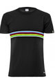 SANTINI Kurzarm Fahrrad-Shirt - UCI - Schwarz