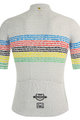 SANTINI Kurzarm Fahrradtrikot - UCI WORLD CHAMP 100 - Weiß/Regenbogen