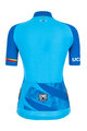 SANTINI Kurzarm Fahrradtrikot - UCI WORLD ECO LADY - Hellblau