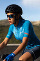 SANTINI Kurzarm Fahrradtrikot - UCI WORLD ECO LADY - Hellblau